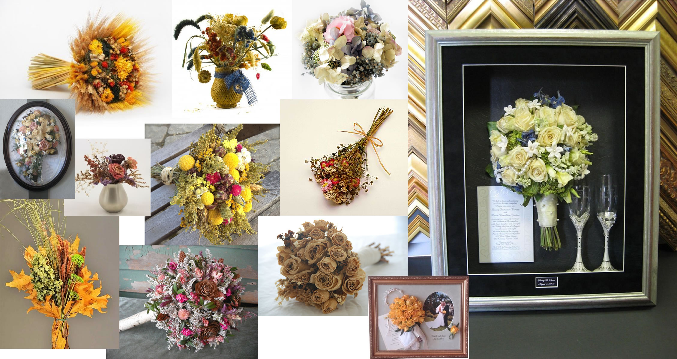 Plants Flowers Drying Bouquet And Pressed Flowers